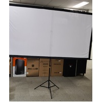 VEVOR Tripod Projector Screen with Stand 100inch. BRAND NEW  (Manual Installation required)