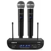 Vonyx WM82 Dual Wireless Handheld Microphone System