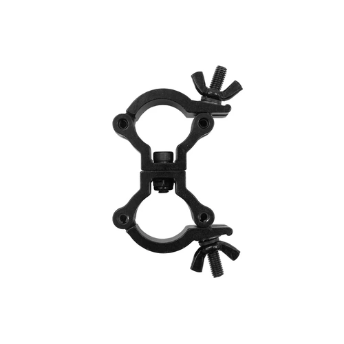 Event Lighting  CLAMPDP25B - Aluminium Double Swivel Pipe Clamp (Suits 23-27mm) - Black