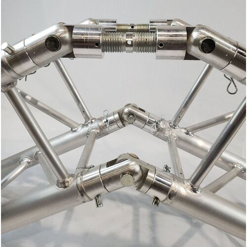 CAJ201MF ANGLE ADJUSTABLE COUPLERS X 2 AND MF500 HINGED COUPLERS X 2