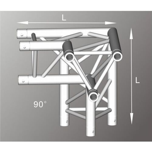 ALUTRUSS ALU33105RB ALUMINIUM THREE-WAY TRI-TRUSS RIGHT CORNER / 290MM