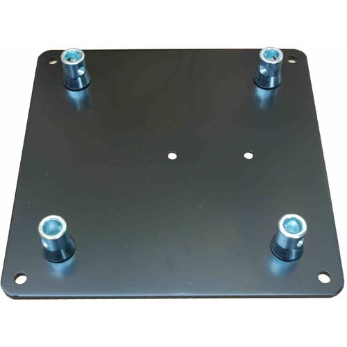 BLACK TOP / BASE PLATE 350 X 350 X 8MM PLATE FOR 290MM BOX TRUSS OR TRI-TRUSS