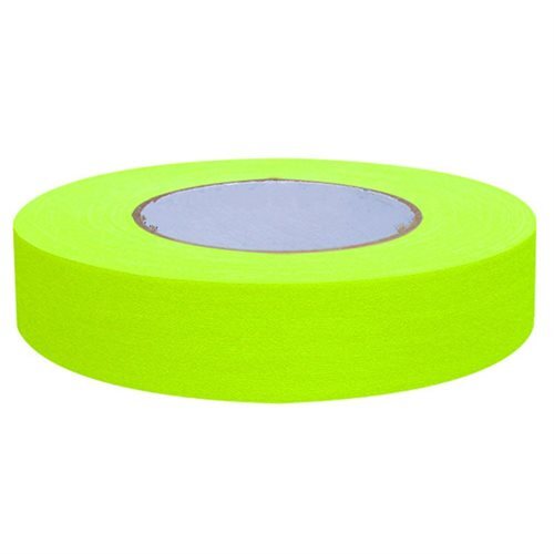 AusTape Fluoro-Neon Cloth Tape Yellow 24mm x 45m