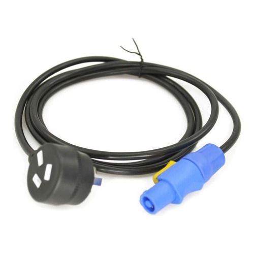 AVE PCL2M PowerCON Piggyback Main 240V Cable 2m