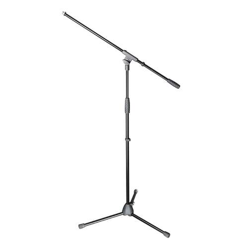 Microphone Stand Black with Boom Arm (Adam Hall S5BE)