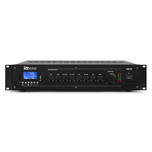 Power Dynamics PRM120 6-Channel Mixer Amplifier 120W