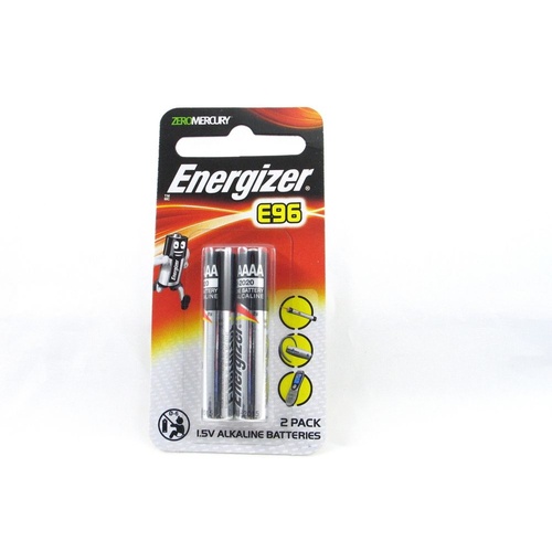 Energizer E96 AAAA Alkaline Battery - 2 Pack