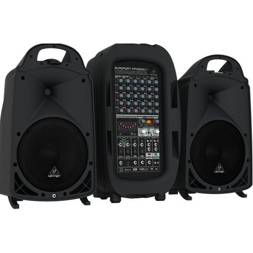 Behringer PPA2000BT Europort Portable PA System with Bluetooth 2000W