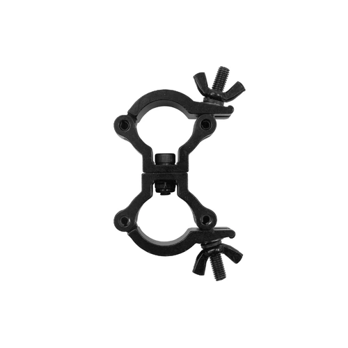 Event Lighting  CLAMPDP25B - Aluminium Double Swivel Pipe Clamp (Suits 23-27mm) - Black