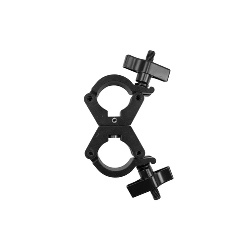 Event Lighting  CLAMPDP30B - Aluminium Double Swivel Pipe Clamp (Suits 30-35mm) - Black