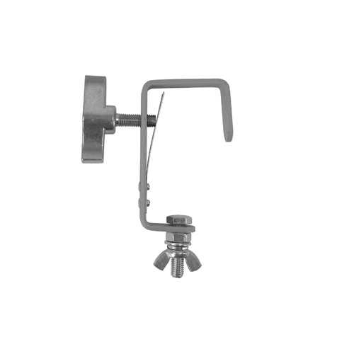Event lighting  CLAMPG50LS - Steel Hook Clamp (Suits 35-51mm) with truss protector - Silver