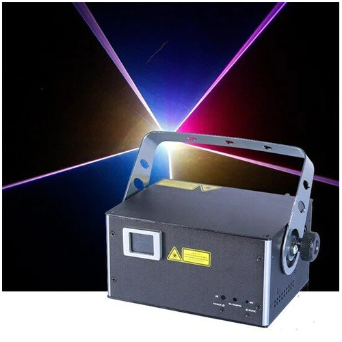 CR Laser Fine 7 RGB 1W Laser 20k Scanning Auto Sound DMX ILDA with keyboard