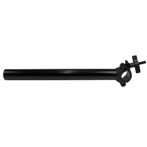 EVENT LIGHTING  BOOMARM105B - 0.5m Boom Arm Pole with Single Pipe Clamp (Black)
