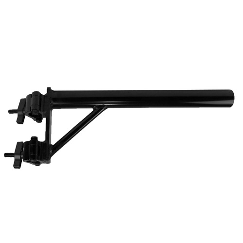 EVENT LIGHTING  BOOMARM205B - 0.5m Boom Arm Pole with Double Pipe Clamp (Black)