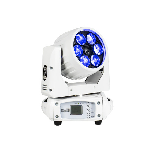 EVENT LIGHTING LITE  LM6X15W - 6 x 15W LED RGBW Zoom Wash Moving Head (White)