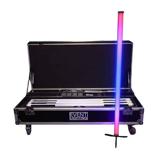 Event Lighting  EVENTTUBEKIT - Outdoor LED Tube Package of 8 in a Road Case