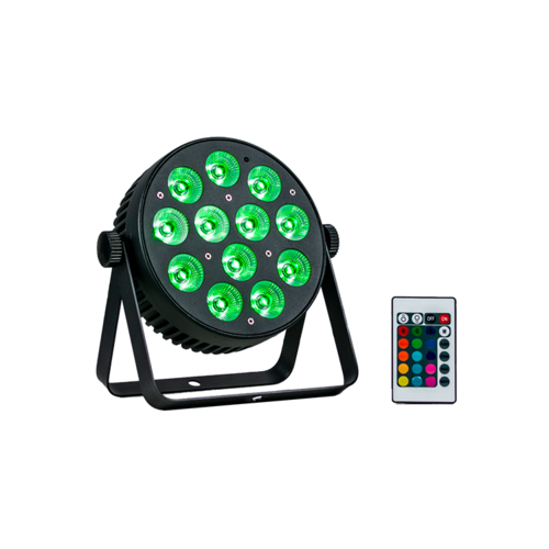 Event Lighting 12x8W LED RGBW Parcan with IR Remote