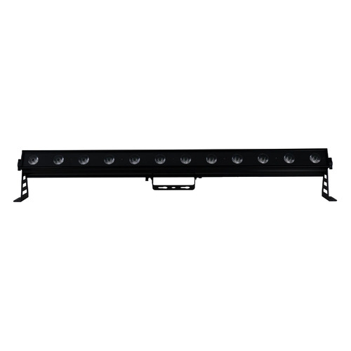 Event Lighting PIXBAR12X8 - LED Pixel Bar 12 x 8W RGBW , IEC In and Out, 3 Pin DMX.