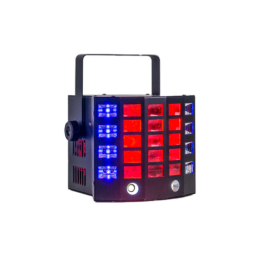 EVENT LIGHTING LITE  SABER2 - 3-in-1 LED Effect Light with Derby, UV and Strobe