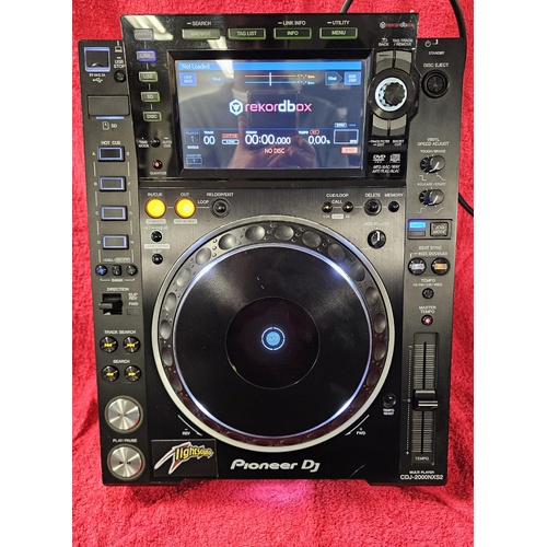 EX HIRE PIONEER CDJ2000NXS2 CD/USB DJ MEDIA PLAYER (DECK 7)