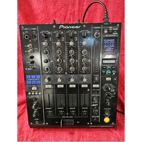 EX HIRE PIONEER DJM900NXS 4CH DJ MIXER WITH FX (MIXER 5)