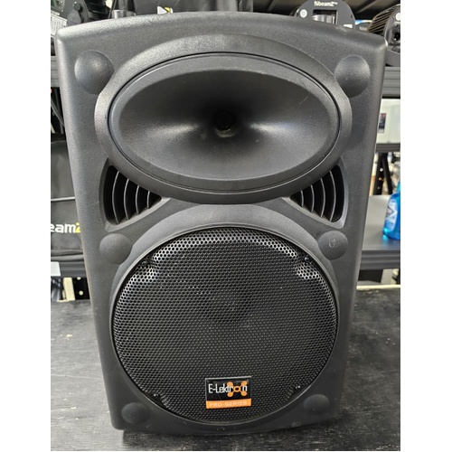 E-LEKTRON EL30 EX HIRE 12" BATTERY POWERED SPEAKER
