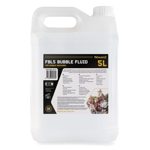 BEAMZ FBL5 BUBBLE FLUID 5L