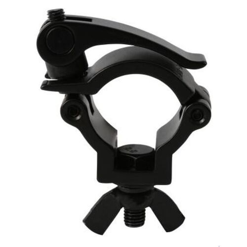 CLAMP BLACK - ALUMINIUM COUPLER SUIT 48-51MM TRUSS WITH QUICK RELEASE LEVER TUV 100KG