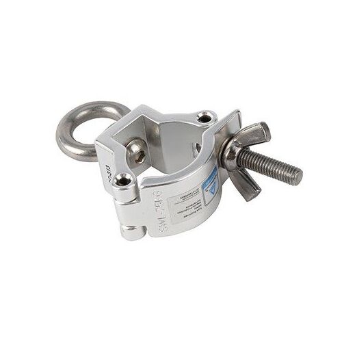 CLAMP - ALUMINIUM EYE RING COUPLER SUIT 32-35MM TRUSS/TUBE TUV LOAD RATED 50KG