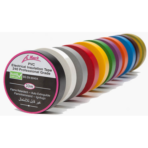 Le Mark RED 19MM X 33M PVC Electrical Tape