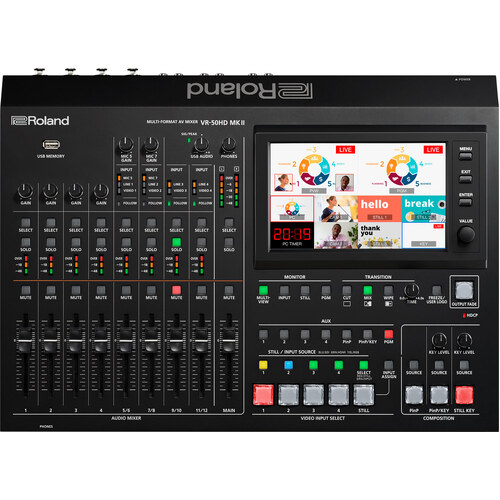 ROLAND VR-50HDMK2 MULTI FORMAT AV MIXER