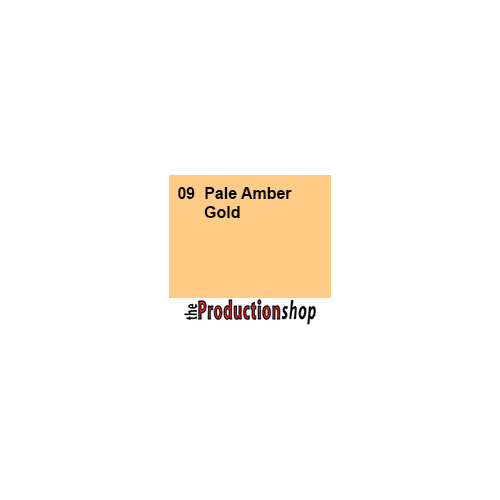 Rosco Supergel #09 Pale Amber Gold Filter ROLL