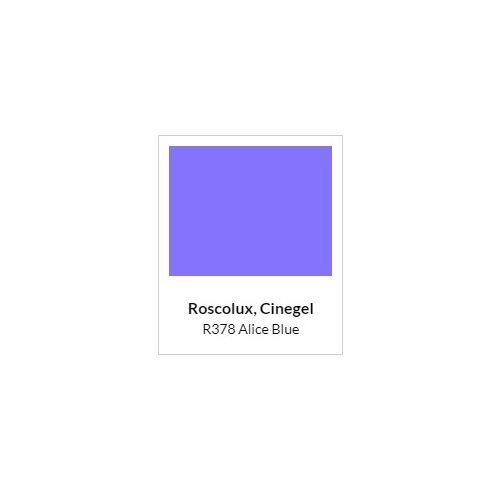 Rosco Roscolux #378 Alice Blue - 60cm x 50cm (Sheet)