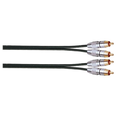 SoundKing SRSRSL1 2 x RCA-M to 2 x RCA-M Heavy Duty Signal Lead (1.5m)