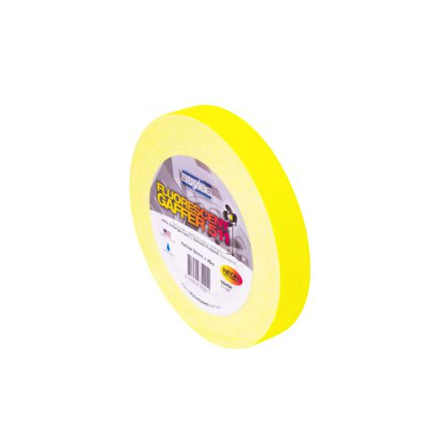 Stylus 511 Fluoro-Neon Cloth Tape Yellow 12mm x 45m