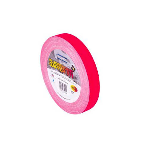 Stylus 511 Fluoro-Neon Cloth Tape Pink 24mm x 45m