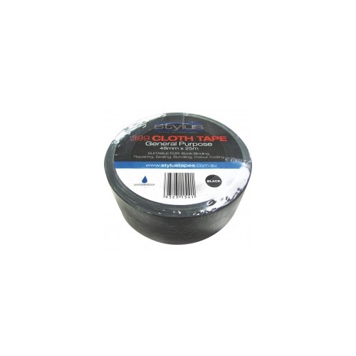 Stylus 399 Cloth Tape General Purpose [Colour: Black]