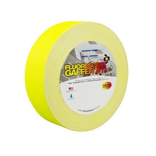 STYLUS FLUORO TAPE YELLOW 2" 48mm x 45 mtr Stylus 511