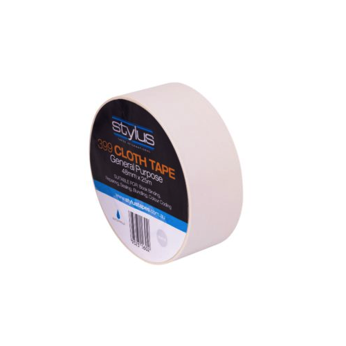Stylus 399 Multipurpose Cloth Tape 48MM X 25M - WHITE