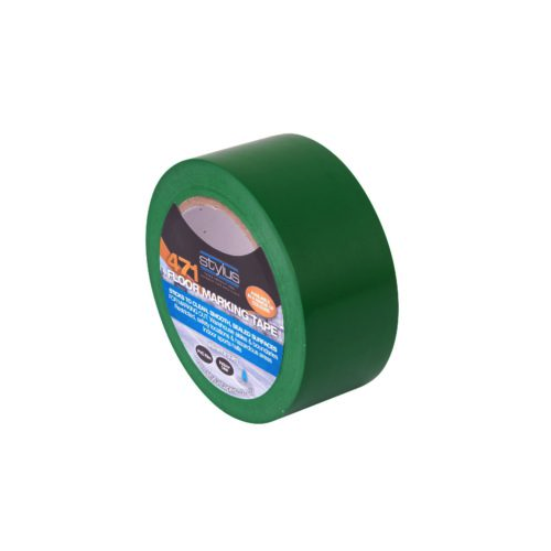 Stylus 471 PVC Safety Marking Tape 48MM X 33M - GREEN