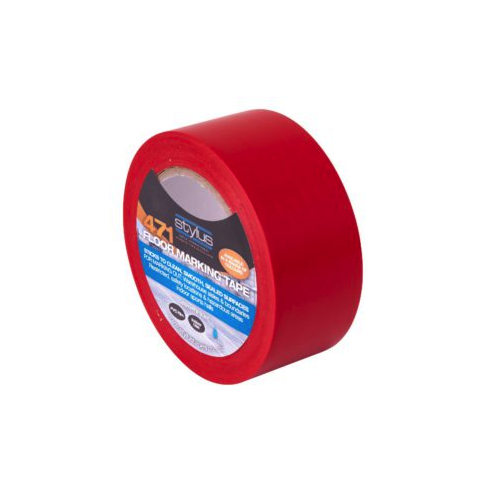 Stylus 471 PVC Safety Marking Tape 48MM X 33MM - RED