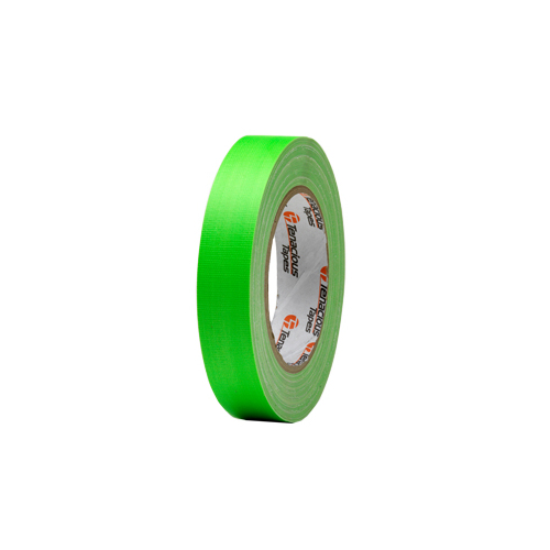 TENACIOUS FL166 FLURO GREEN CLOTH TAPE 24MM X 25M