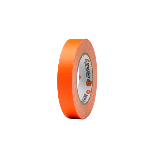 TENACIOUS FL166 FLURO ORANGE CLOTH TAPE 24MM X 25M