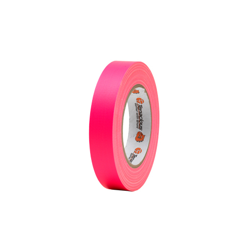 TENACIOUS FL166 FLURO PINK CLOTH TAPE 24MM X 25M