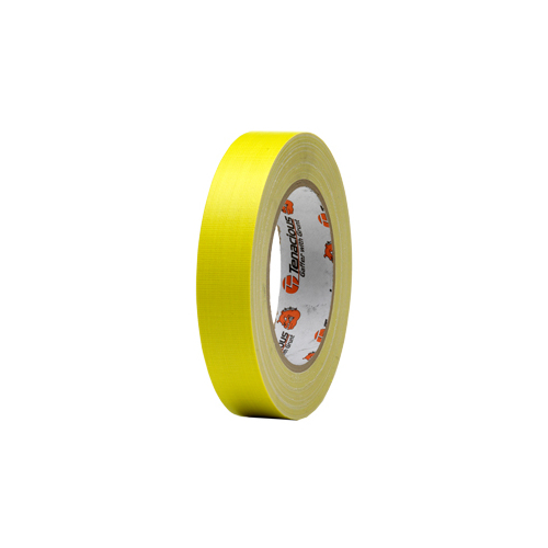 TENACIOUS FL166 FLURO YELLOW CLOTH TAPE 24MM X 25M