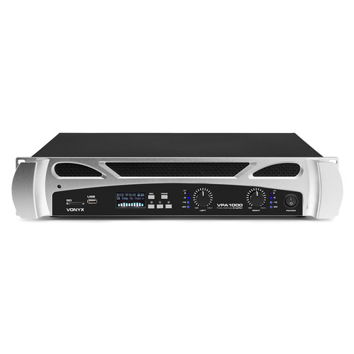 Vonyx VPA1000 PA Amplifier 2x 500W Media Player with Bluetooth