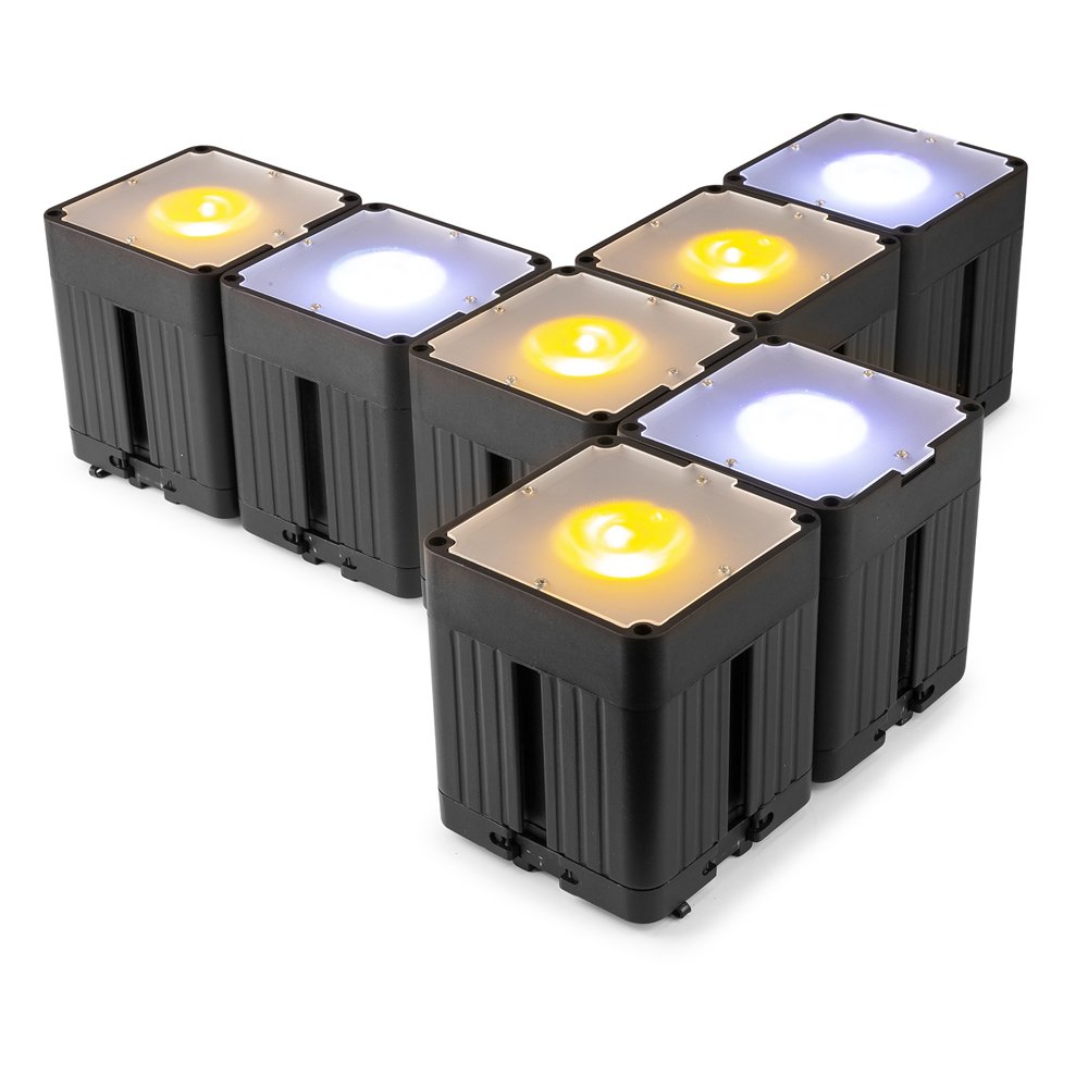 Beamz PRO KUBE20 Linkable Outdoor Battery Uplight - Image 6