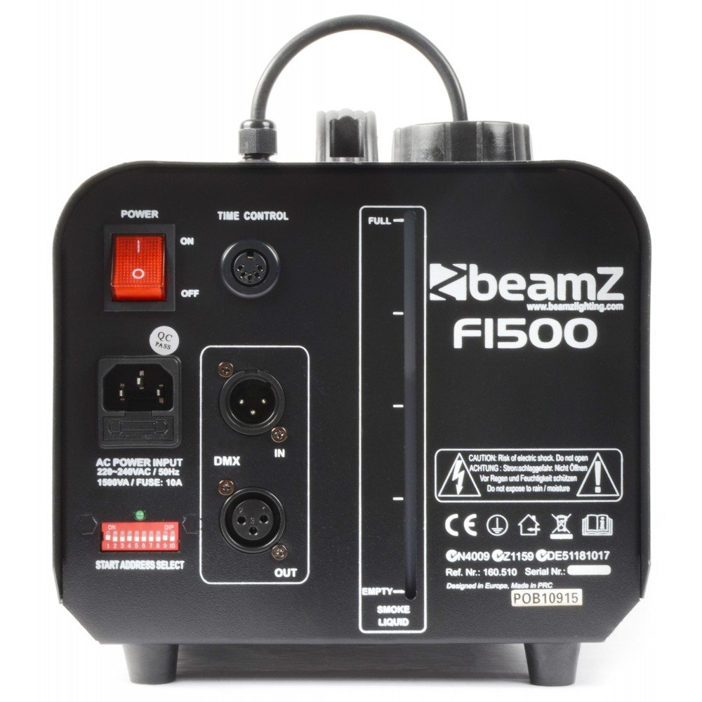 Beamz F1500 Fazer with DMX and Timer Remote 1500W - Image 2