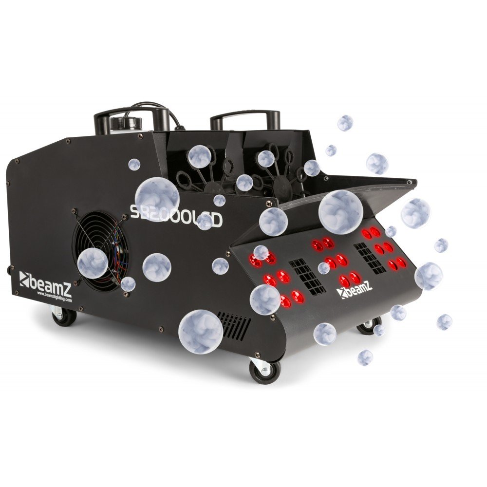 Beamz SB2000-LED Smoke & Bubble Machine with LED Wash - Image 2