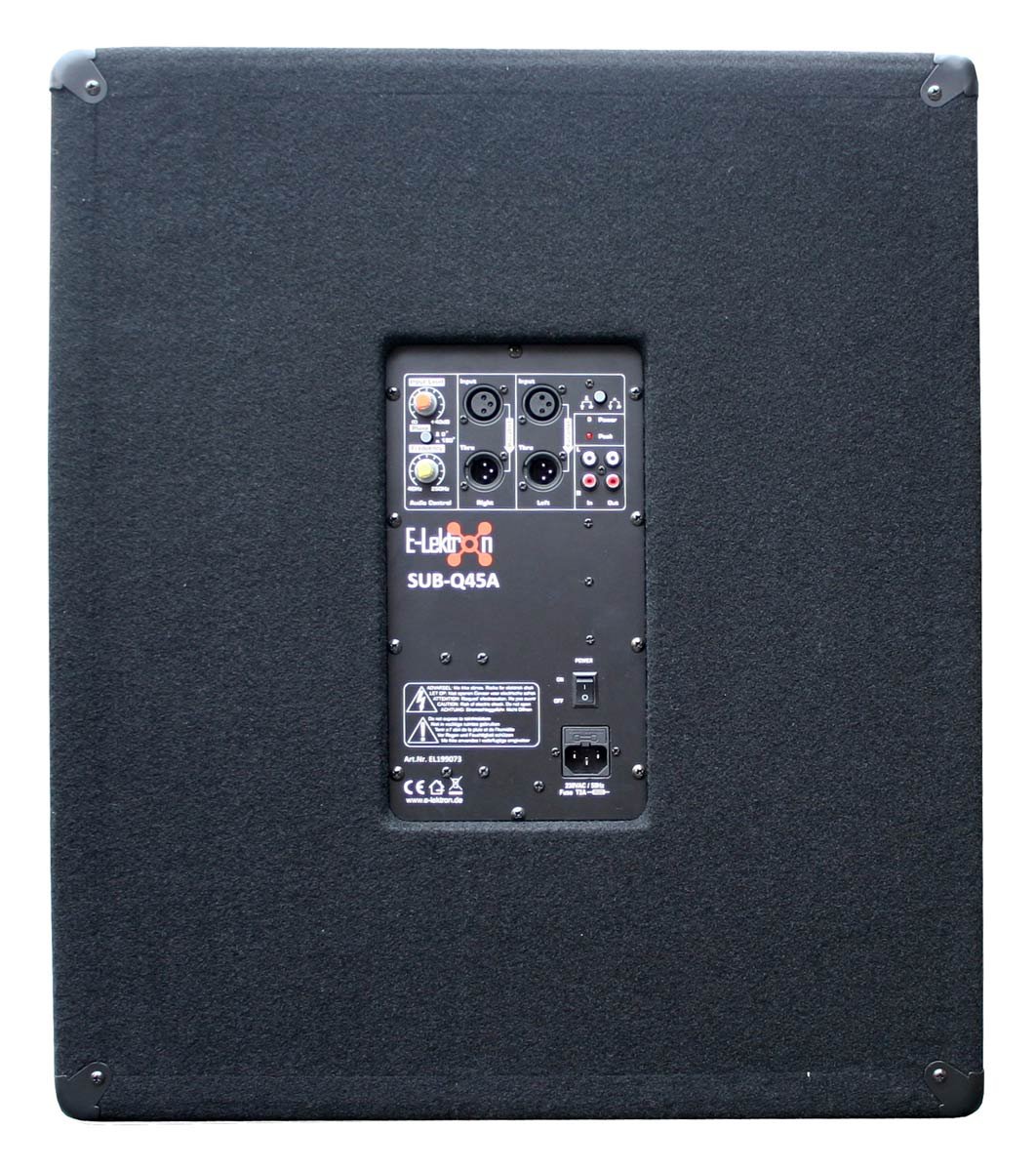 E-Lektron SUB-Q38A 2X15-inch Active Power PA 1200W Subwoofer for DJ Party Club - Image 3